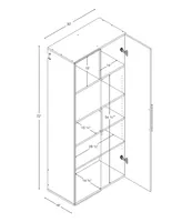 Prepac 30" Hang-ups Large Storage Cabinet