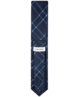 Calvin Klein Men's Stitch Plaid Tie