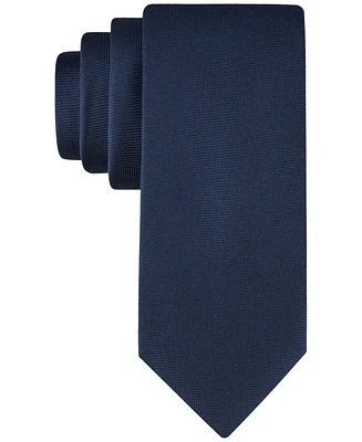 Calvin Klein Men's Silver-Spun Solid Tie