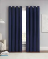 Eclipse Solid Thermapanel Grommet Energy Saving Room Darkening Curtain Panel, 54" x 54"