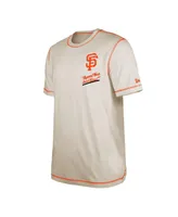 Men's New Era White San Francisco Giants Team Split T-shirt