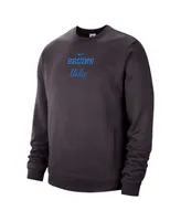 Men's Nike Charcoal Ucla Bruins Campus Block Club Pullover Sweatshirt