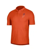 Men's Nike Orange Clemson Tigers Uv Performance Polo Shirt