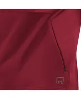 Men's Msx by Michael Strahan Burgundy Washington Commanders Relay Sleeveless Pullover Hoodie