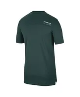 Men's Nike Green Michigan State Spartans 2022 Coaches Uv Performance T-shirt