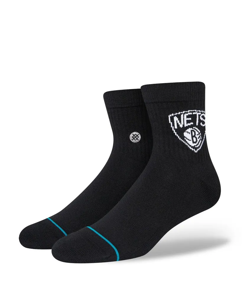 Men's Stance Brooklyn Nets Logo Quarter Socks