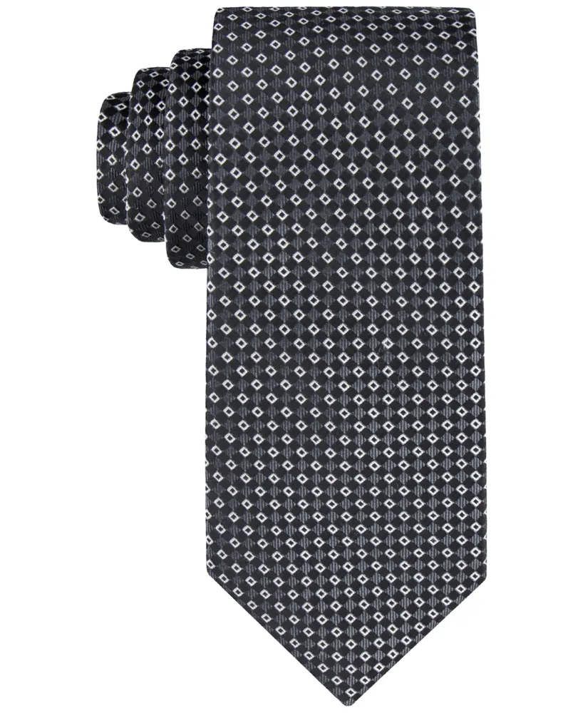 Calvin Klein Men's Square Medallion Tie