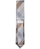 Calvin Klein Men's Bold Block Check Tie