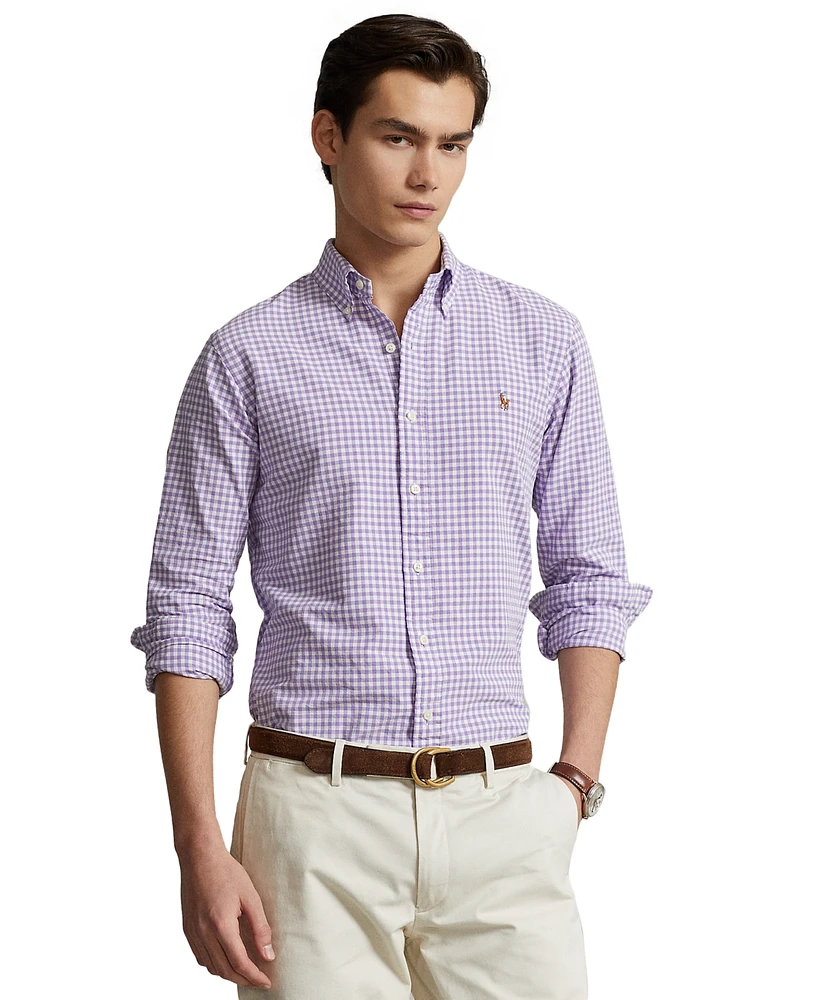 Polo Ralph Lauren Men's Classic-Fit Gingham Oxford Shirt