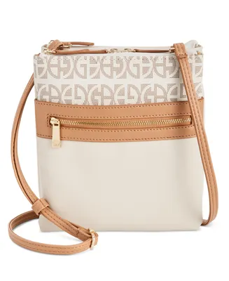 Giani Bernini Dasher Signature Monogram Colorblock Mini Crossbody, Created for Macy's