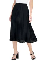 I.n.c. International Concepts Women's Pleated Midi Skirt, Created for Macy's