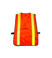 Industrial Safety Vest with Reflective Stripes