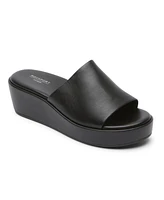Rockport Women's Aubriella Slide Slip-On Wedge Sandals