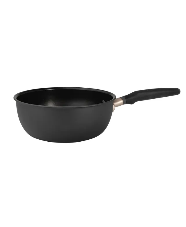 Meyer Accent Series Hard Anodized Ultra Durable Nonstick Induction Frying  Pan, 10.25-Inch, Matte Black 