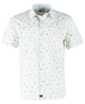 Salt Life Men's Get Crabby Short-Sleeve Button-Front Performance Shirt