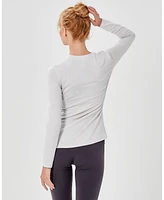 Rebody Active Women's Pima Going Long Sleeve Tee for Women