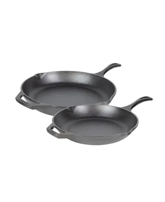 Lodge Cast Iron Chef Collection 2 Piece Skillet Cookware Set