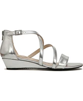 LifeStride Women's Yolanda Strappy Wedge Dress Sandals