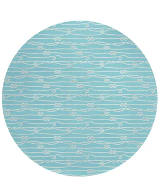 D Style Waterfront WRF7 8' x Round Area Rug