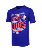 Big Boys Stitches Royal, White Chicago Cubs Combo T-shirt Set
