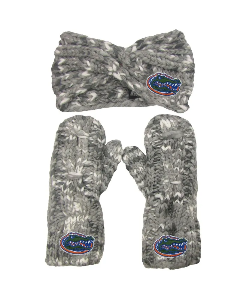 Women's ZooZatz Florida Gators Logo Marled Headband and Mitten Set