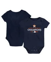 Infant Boys and Girls Fanatics Navy Houston Astros 2022 World Series Champions Logo Bodysuit