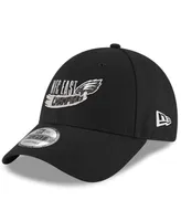 Men's New Era Black Philadelphia Eagles 2022 Nfc East Division Champions 9FORTY Adjustable Hat