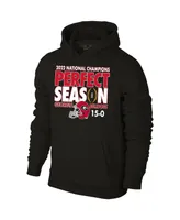 Men's Original Retro Brand Black Georgia Bulldogs College Football Playoff 2022 National Champions Perfect Season Pullover Hoodie