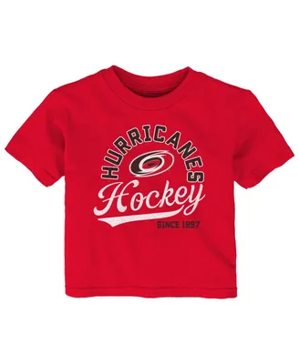 Infant Boys and Girls Red Carolina Hurricanes Take The Lead T-shirt