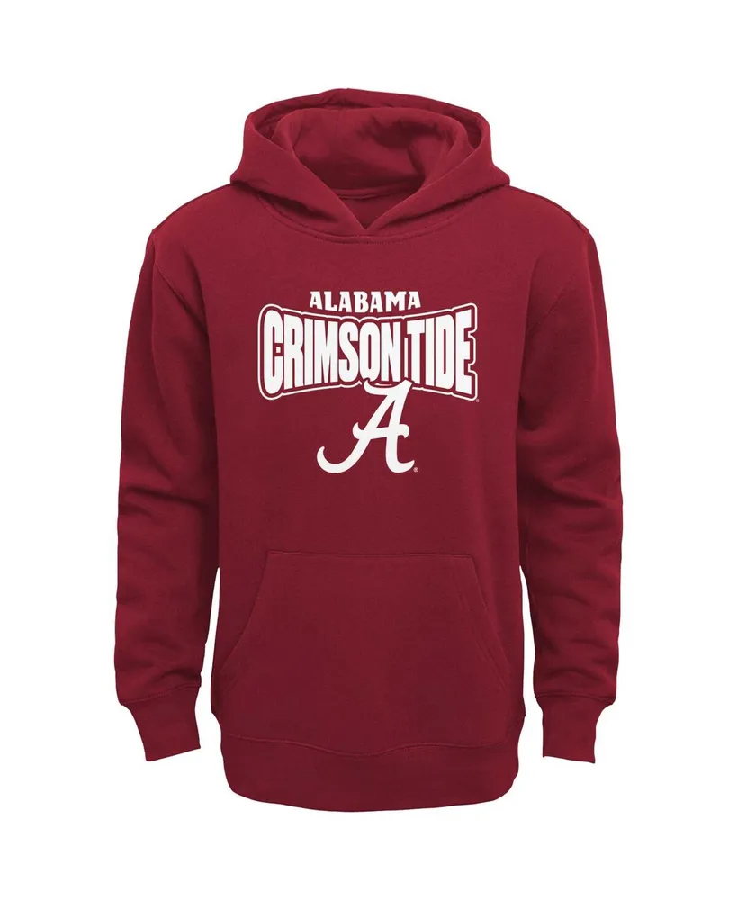 Preschool Boys and Girls Crimson Alabama Crimson Tide Draft Pick Pullover Hoodie