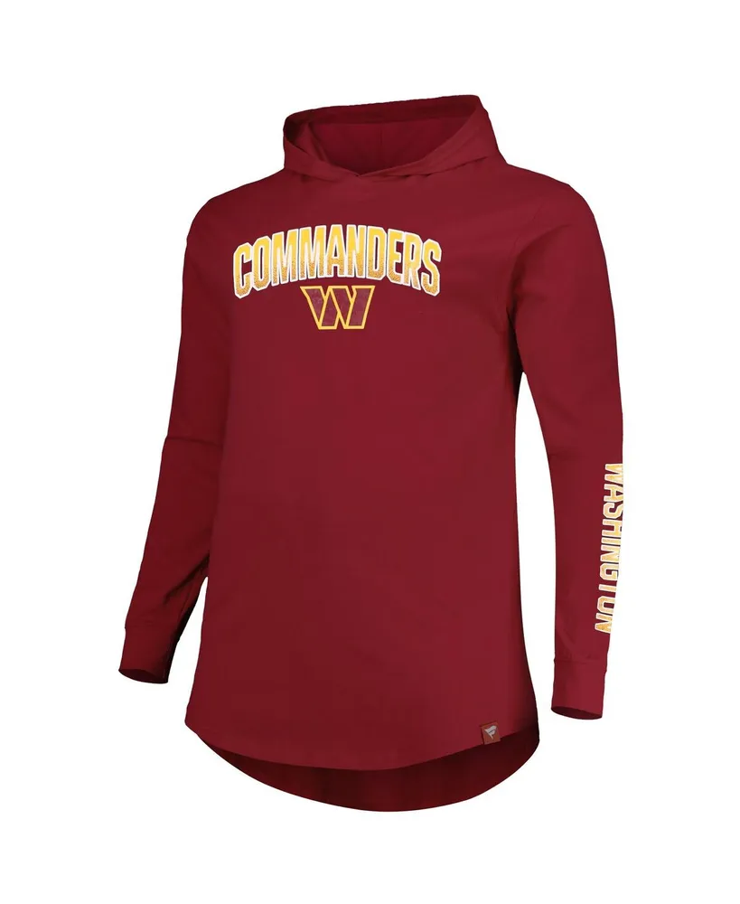 Men's Fanatics Burgundy Washington Commanders Big and Tall Front Runner Pullover Hoodie