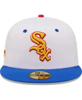 Men's New Era White, Royal Chicago White Sox 2005 World Series Cherry Lolli 59Fifty Fitted Hat