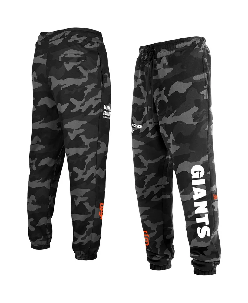 New Era Men's New Era Black San Francisco Giants Camo Jogger Pants