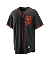 Men's Nike Mike Yastrzemski Black San Francisco Giants Alternate Replica Player Name Jersey