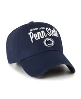 Women's '47 Brand Navy Penn State Nittany Lions Phoebe Clean Up Adjustable Hat
