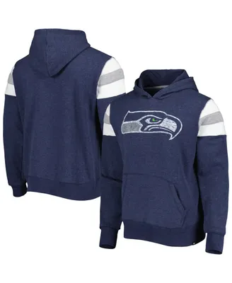 Men's '47 Brand College Navy Seattle Seahawks Premier Nico Pullover Hoodie