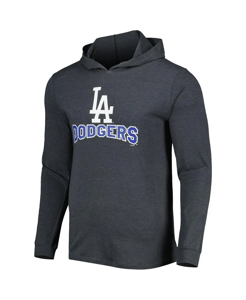 Men's Concepts Sport Heather Royal and Charcoal Los Angeles Dodgers Meter Hoodie Joggers Set