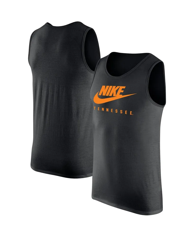 Men's Mitchell & Ness Peyton Manning Black/Tennessee Orange Tennessee Volunteers Sublimated Player Big & Tall Tank Top