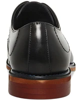Steve Madden Men's Zane Tonal & Textured Leather Mid Oxford Dress Shoe