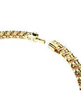 Swarovski Crystal Round Cut Matrix Tennis Bracelet