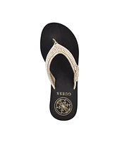 Guess Women's Sarraly Eva Logo Wedge Sandals