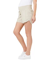 Ripe Maternity Indi Linen Shirred Short