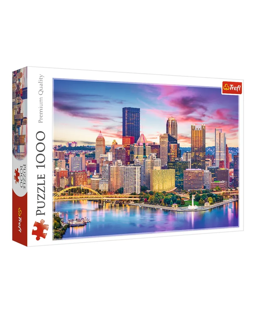 Trefl Red 1000 Piece Puzzle- Pittsburgh, Pennsylvania, Usa