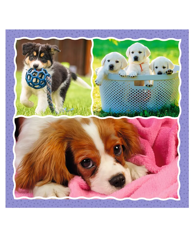 Trefl Preschool 3 In 1 Puzzle- Lovely Dogs