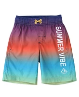 Rokka&Rolla Big Boys Quick Dry Drawstring Swim Trunks Board Shorts with Mesh Lining UPF50+ Xs-xxl