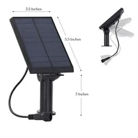 Brightech Ambience Pro 3.5" 2-Watt Solar Panel for Brightech's Ambience Pro Solar String Lights