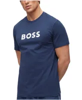 Boss by Hugo Men's Cotton Contrast Logo Relaxed-Fit T-shirt