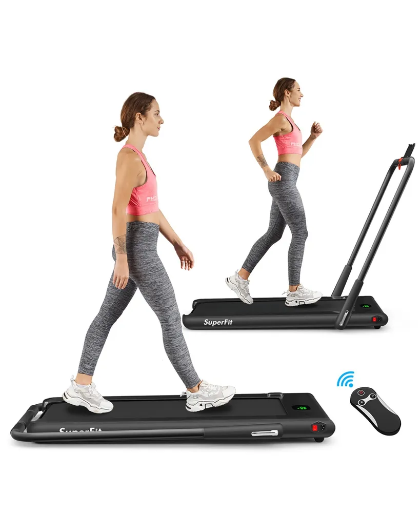 2 in 1 Under Desk Electric Treadmill 2.5HP, with Bluetooth APP and