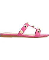 Journee Collection Women's Kendall Studded Sandals