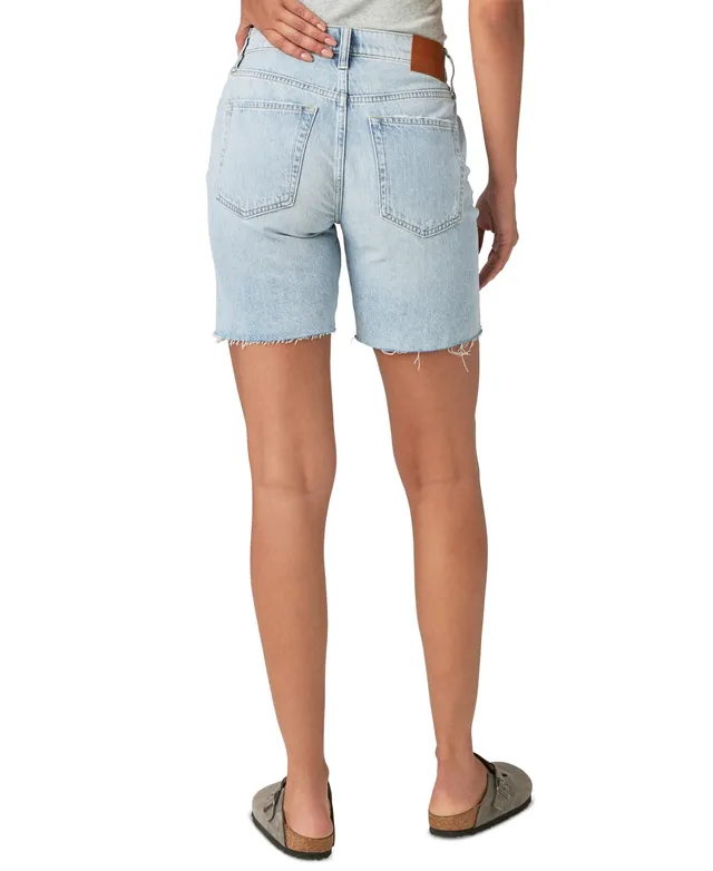 Lucky Brand Women's High Rise Skinny Denim Mom Shorts